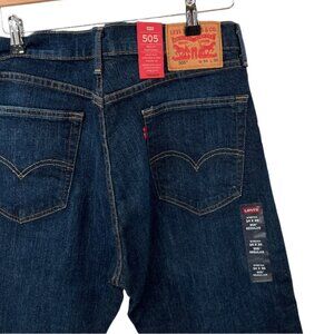 NWT Levi's 505 Regular Fit Jeans Black Jeans